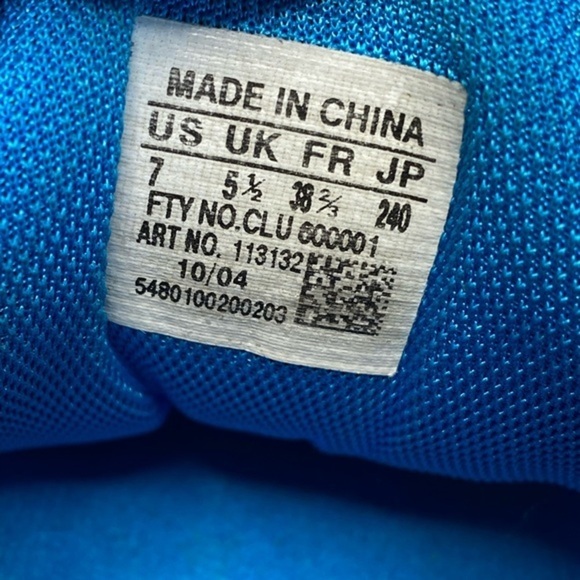 ADIDAS - MICROBOUNCE MENS SHOES White/Blue Toggle Closure 7.5 - Picture 13 of 16